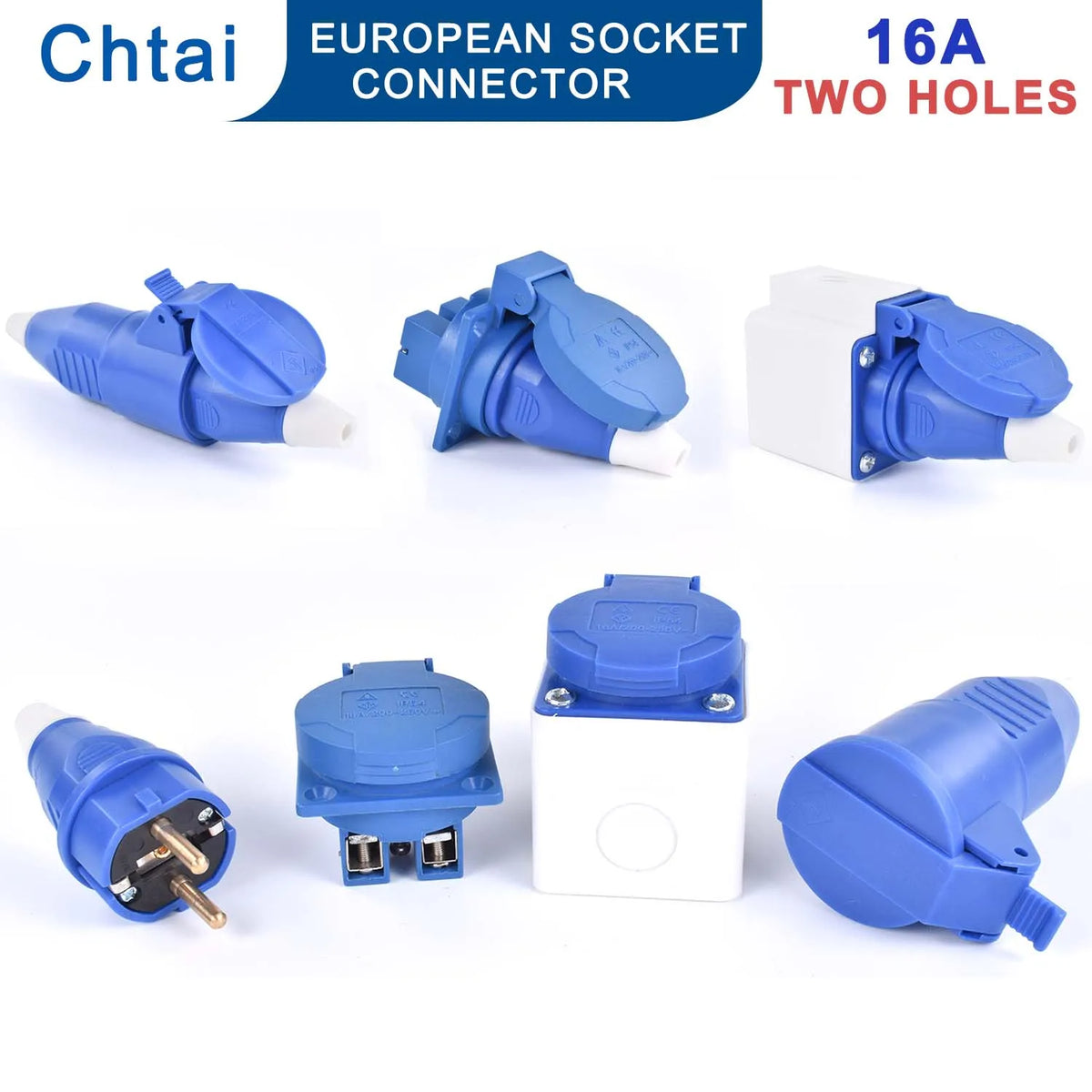 Eu Industrial Plug Fly Socket — Swuffy