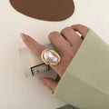 Lats Design Starfish Pearl Ring — Swuffy