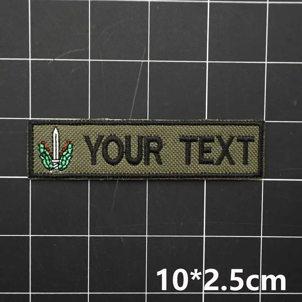 Customized Name Text Embroidery Patch — Swuffy