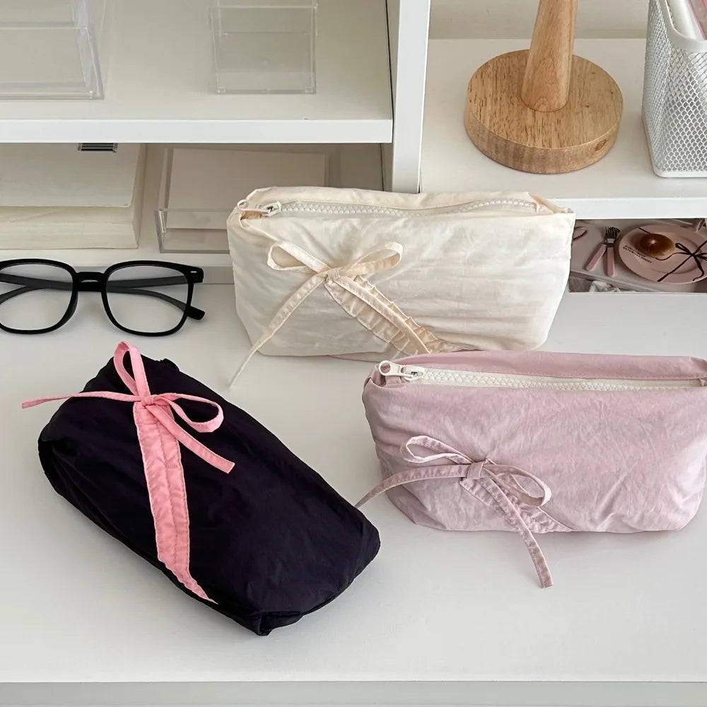 Large-Capacity Bow Pencil Case — Swuffy