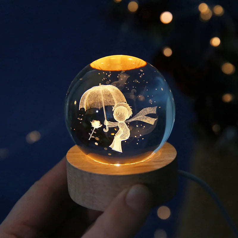 Crystal Ball Night Light Laser — Swuffy