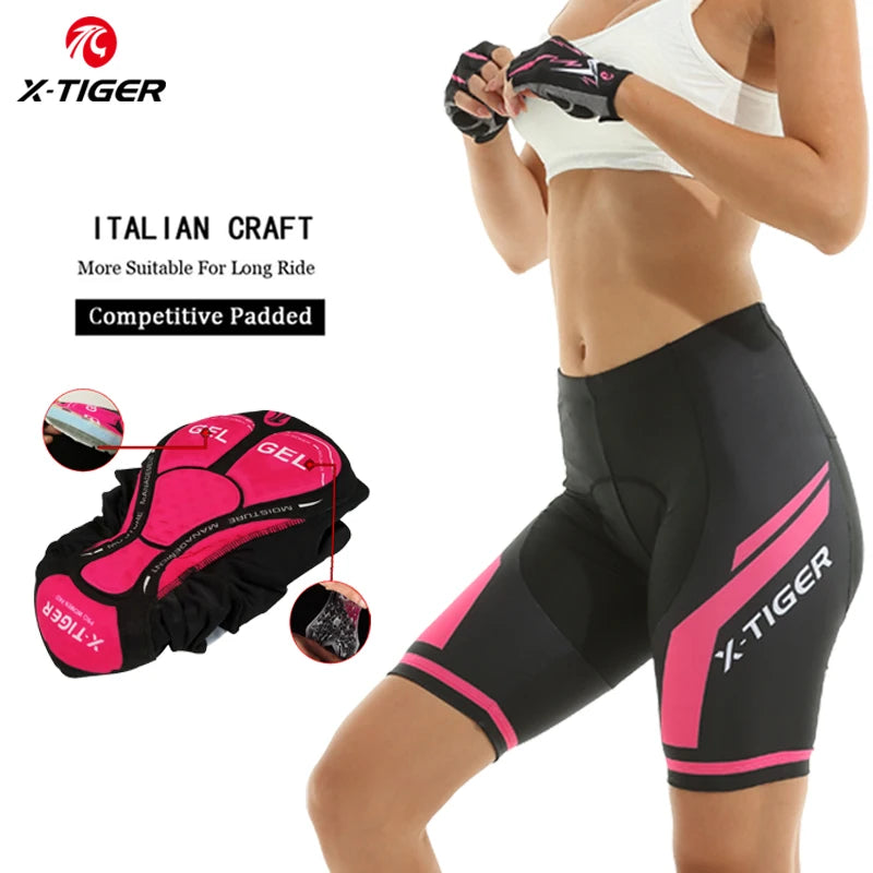 Women's Padded Cycling Shorts — Swuffy