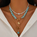 Ingesight Bohemian Conch Starfish Pendant — Swuffy