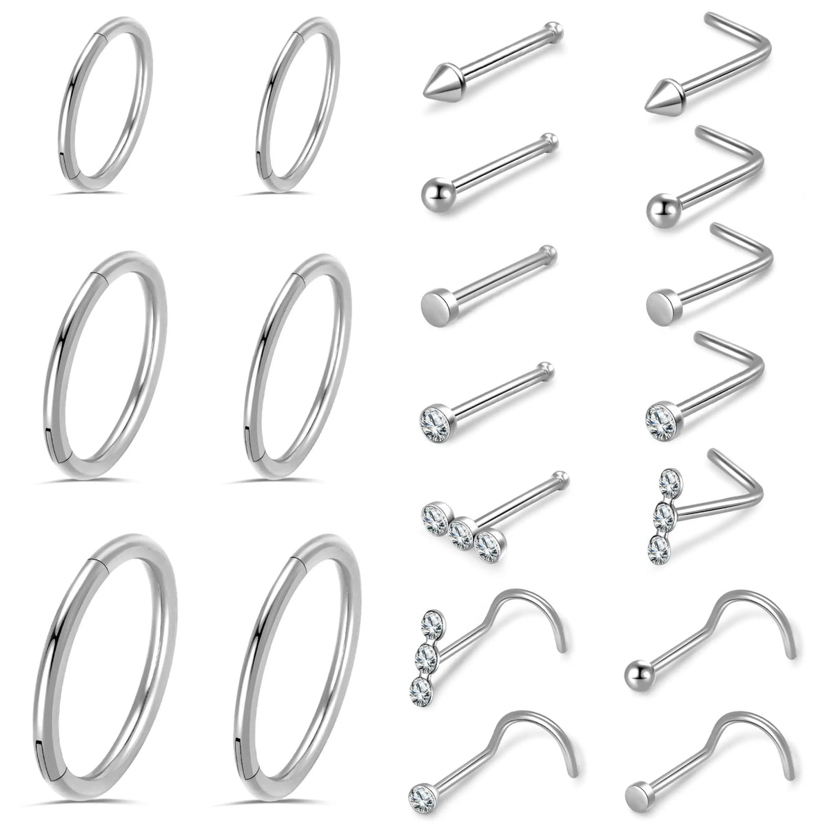 Surgical Steel Nose Ring Hypoallergenic — Swuffy