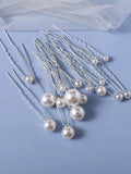 Wedding Faux Pearl Hair Pins — Swuffy