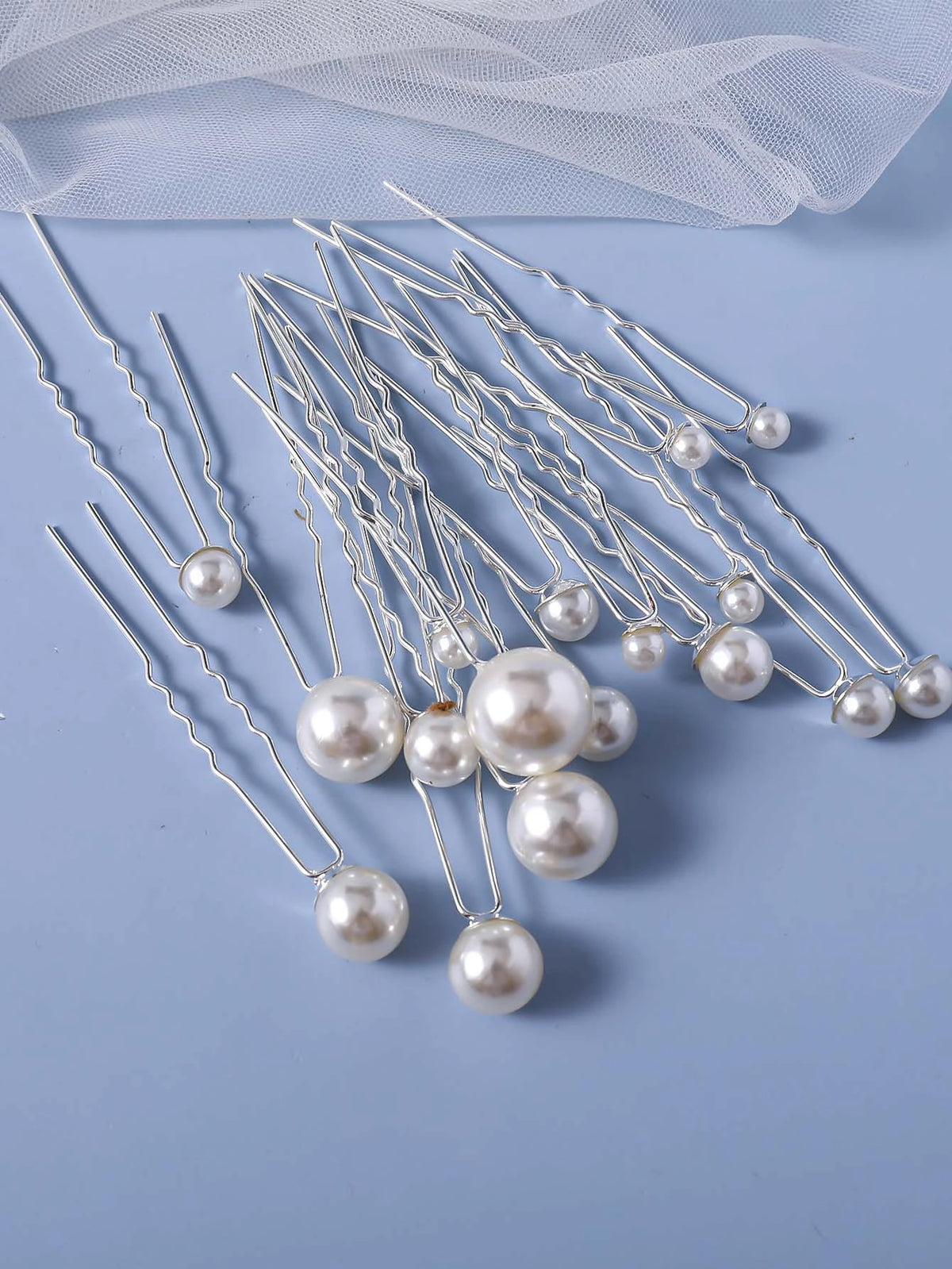 Wedding Faux Pearl Hair Pins — Swuffy