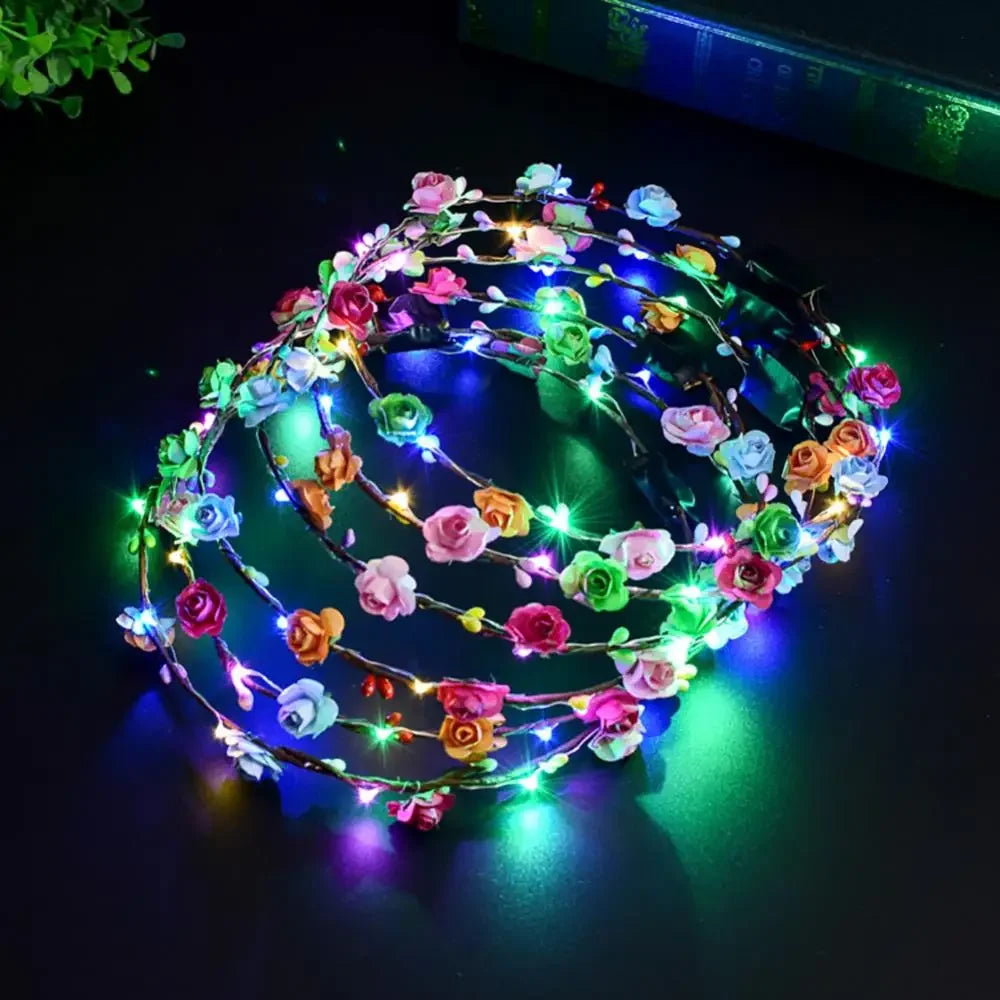 LED Headband Glowing Light Flower — Swuffy