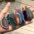 Natural Agate Geode Polished Crystal — Swuffy