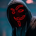 LED Hacker Vendetta Mask Adults — Swuffy