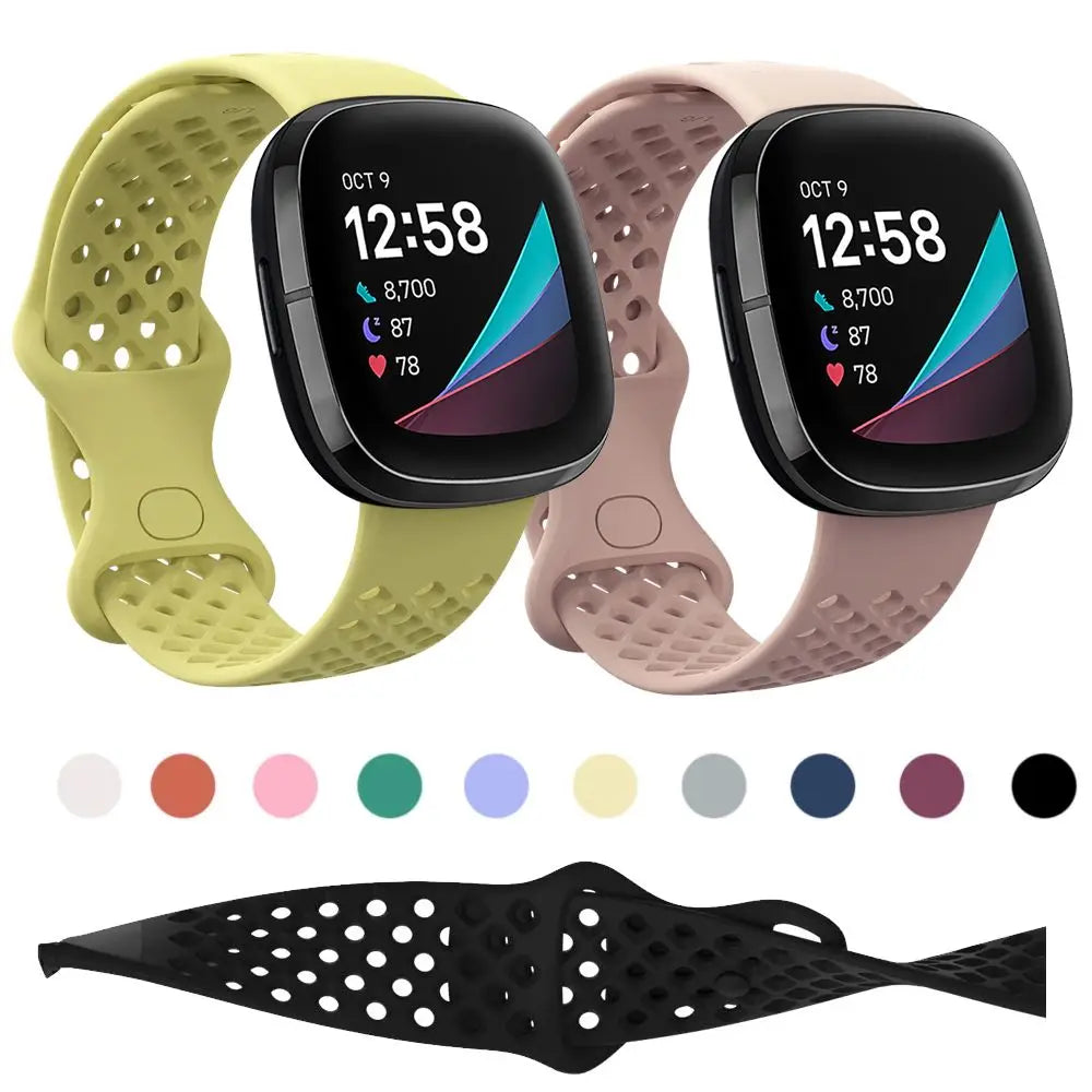Sport Silicone Bracelet Breathable Strap — Swuffy