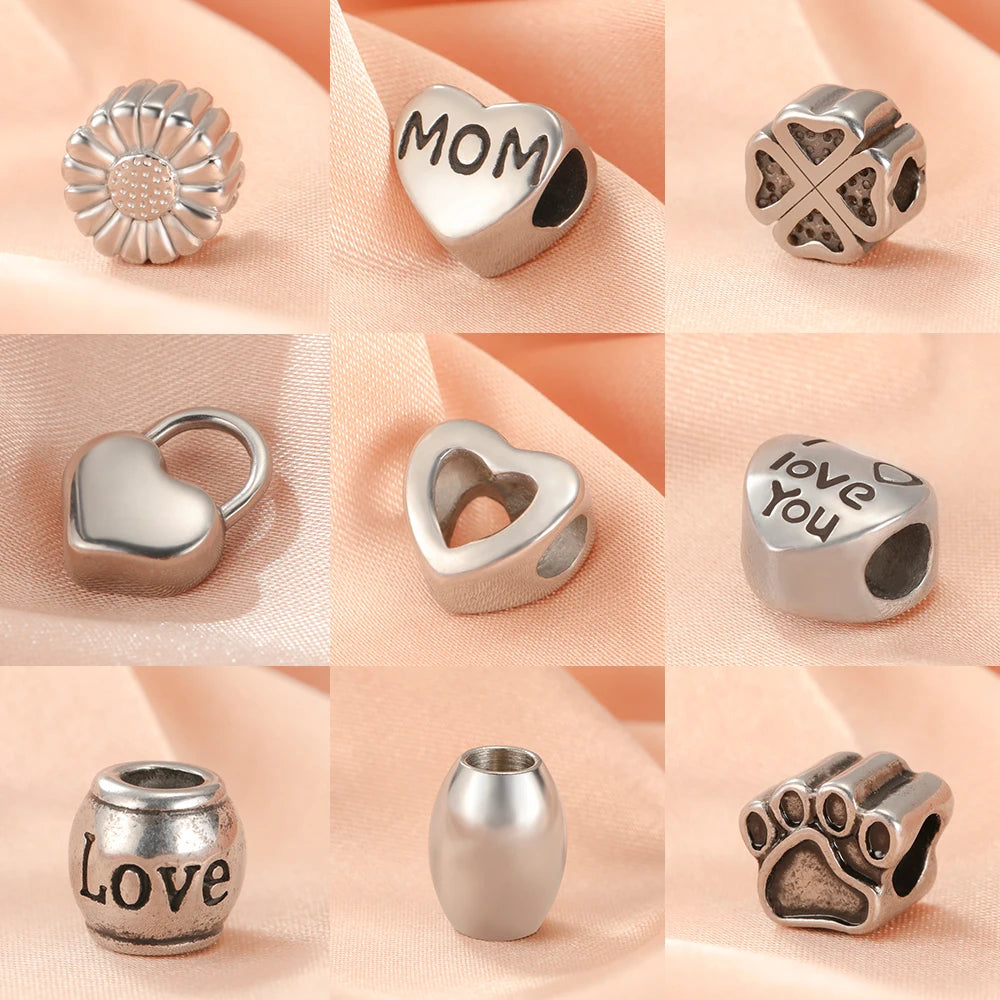 Teamer Stainless Steel Vintage Charms — Swuffy