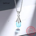 Pear Natural Blue Topaz Sterling — Swuffy