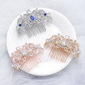 Bridal Hair Comb Silvery Wedding — Swuffy