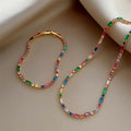 Zircon Chain Necklace Bracelet Exquisite — Swuffy