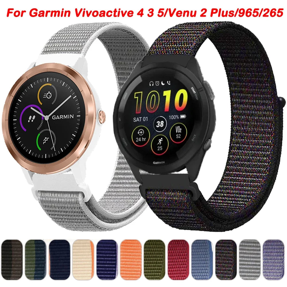 Nylon Watch Band Garmin Vivoactive — Swuffy