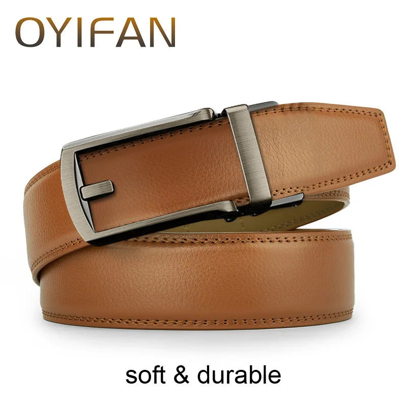 Belt Orange Leather Belt Jeans — Swuffy