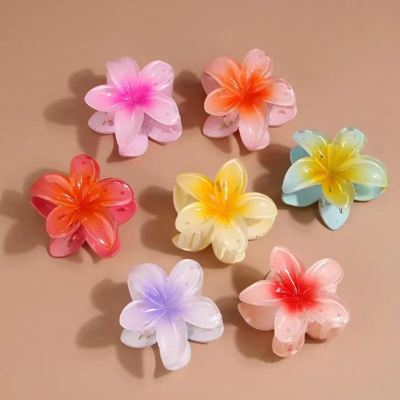 Flower Hair Claw Clips Hawaiian — Swuffy
