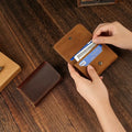 Vintage Card Holder Leather Credit — Swuffy