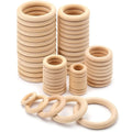 Unfinished Solid Wooden Rings Natural — Swuffy