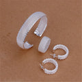 Charm Sterling Silver Adjustable Bangles — Swuffy