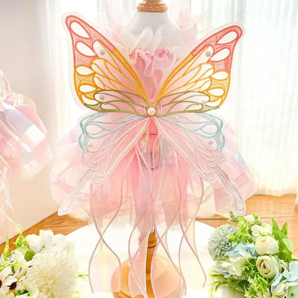 Butterfly Princess Dress Pet Dog — Swuffy