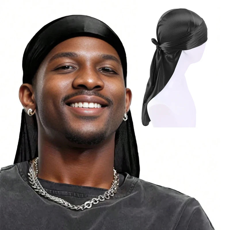 Thick Silky Durags Bandanas Turban — Swuffy