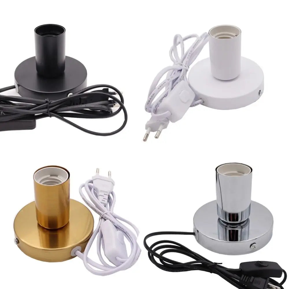 Polished Metal Desktop Lamp Base — Swuffy