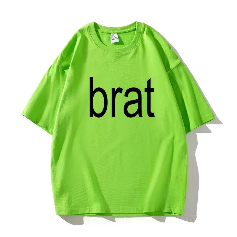 Nuvora Charli Xcx Brat T Shirt Women Manga — Nuvora