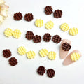 Resin Luminous Waffle Cookies Nail — Swuffy
