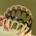 Wave Headband Hairbands Brown Resin — Swuffy