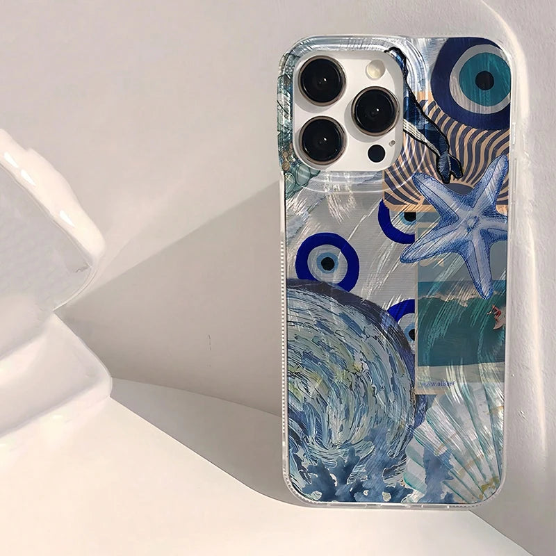 Seaside Scenery Wave Beach Pattern — Swuffy
