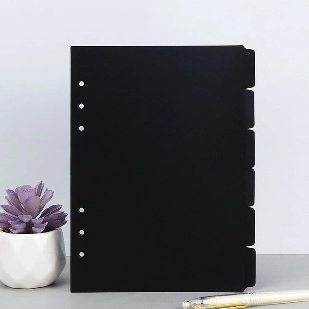 Ring Binder Dividers Plastic Notebook — Swuffy