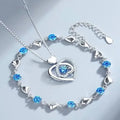 Sterling Silver Heart Shaped Necklace — Swuffy