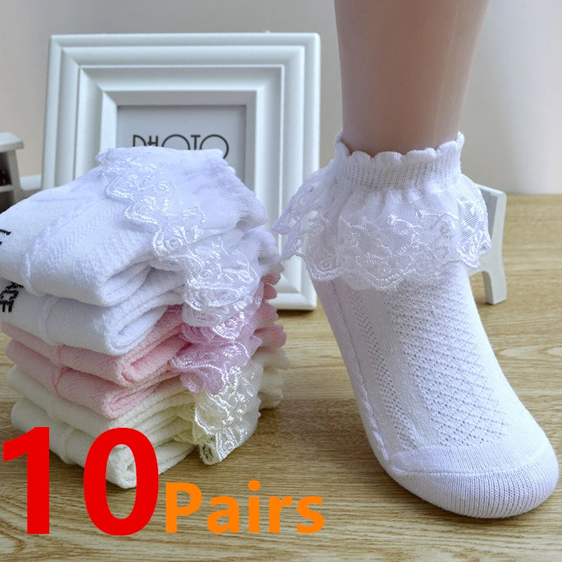 Summer Girls Socks Mesh Cotton — Swuffy