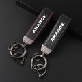Deluxe Leather Car Keychain Keyring — Swuffy