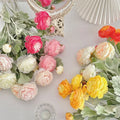 Artificial Flower Peony Head Velvet — Swuffy