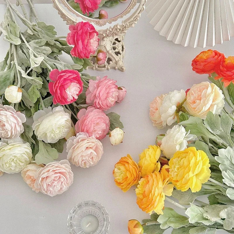 Artificial Flower Peony Head Velvet — Swuffy