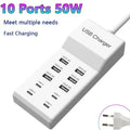 USB Charger Station Ports Multiple — Swuffy