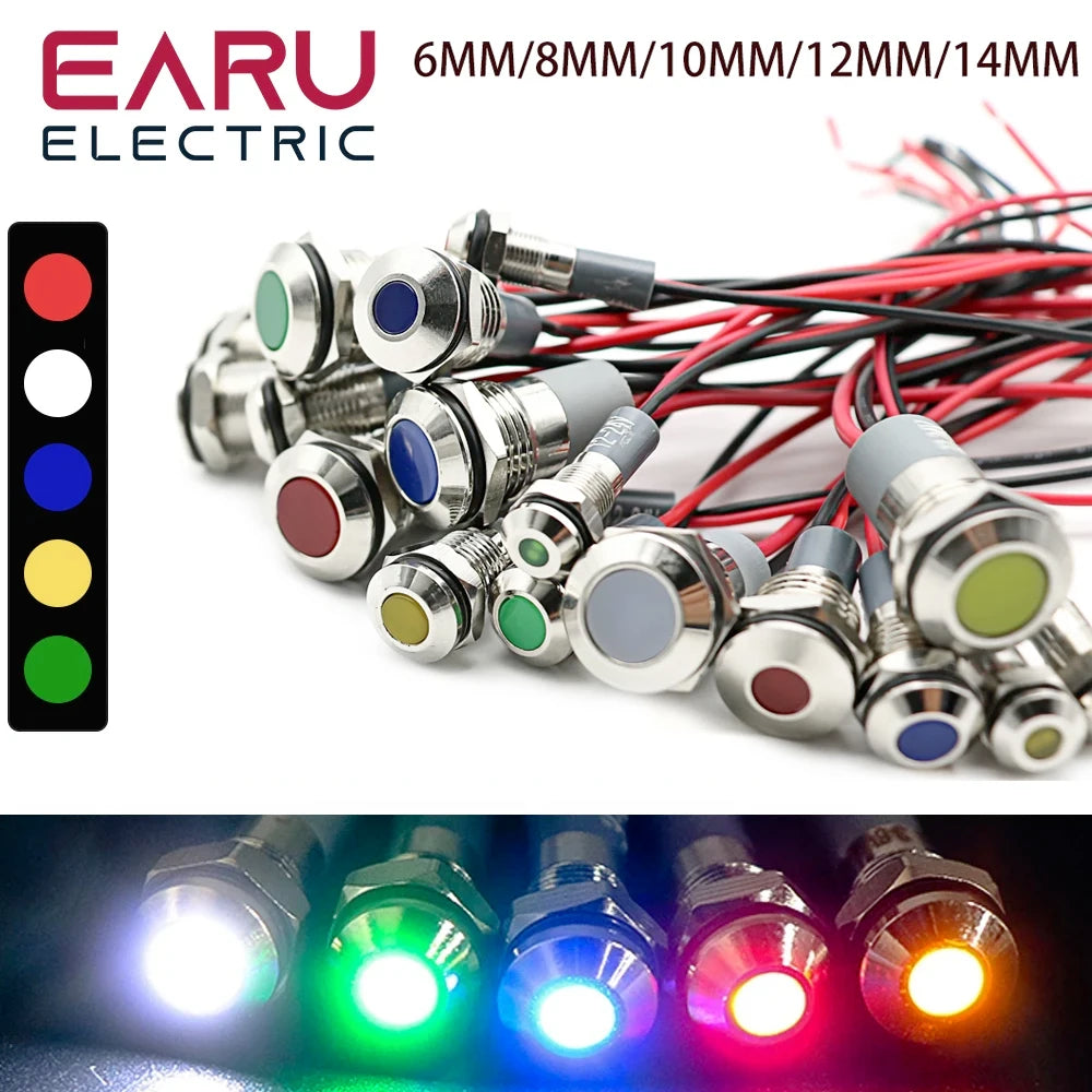 Waterproof Metal LED Warning Indicator — Swuffy