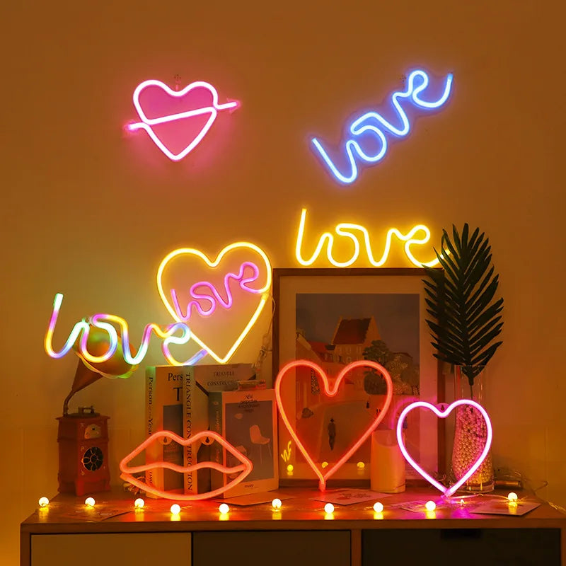 Heart Shape Neon Sign USB — Swuffy