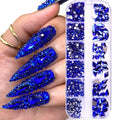 Sapphire Blue Nail Art Rhinestones — Swuffy