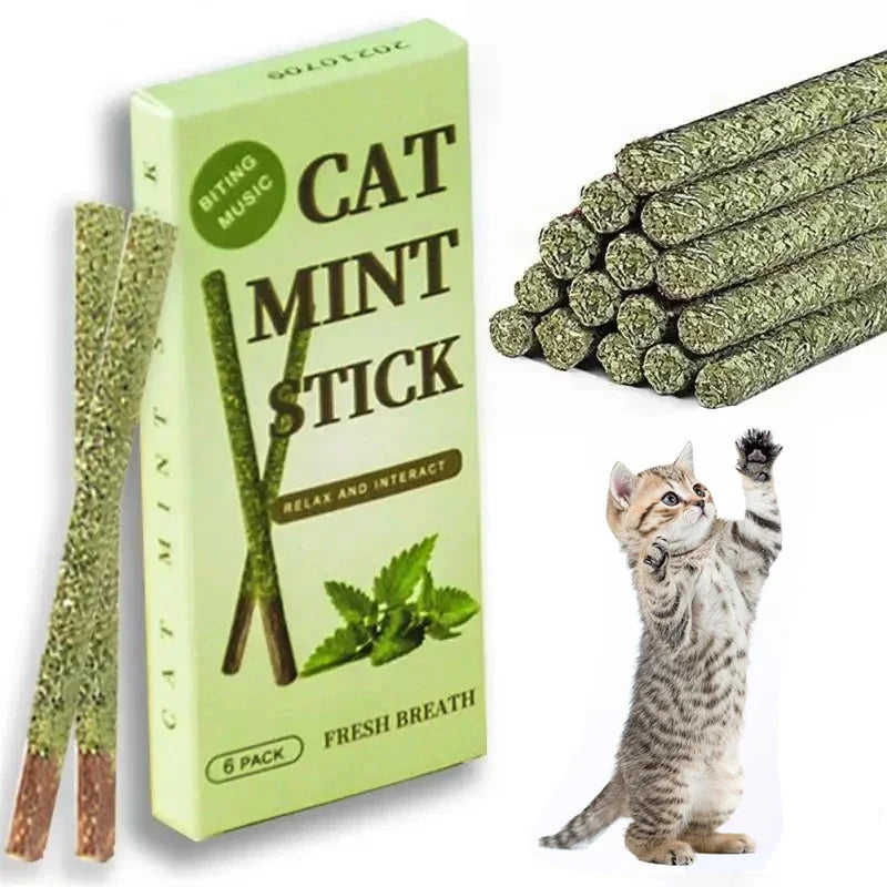 Nuvora Natural Matatabi Cat Stick Mint Caught Bite — Nuvora