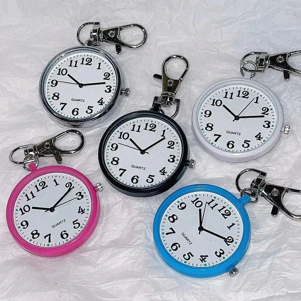 Tiny Quartz Pocket Watch Keyring — Swuffy