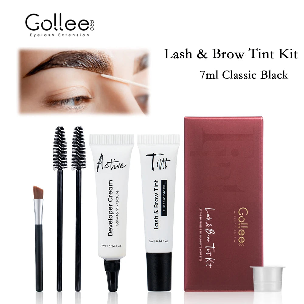 Nuvora Gollee Classic Black Natural Lash Brow Tinting — Nuvora