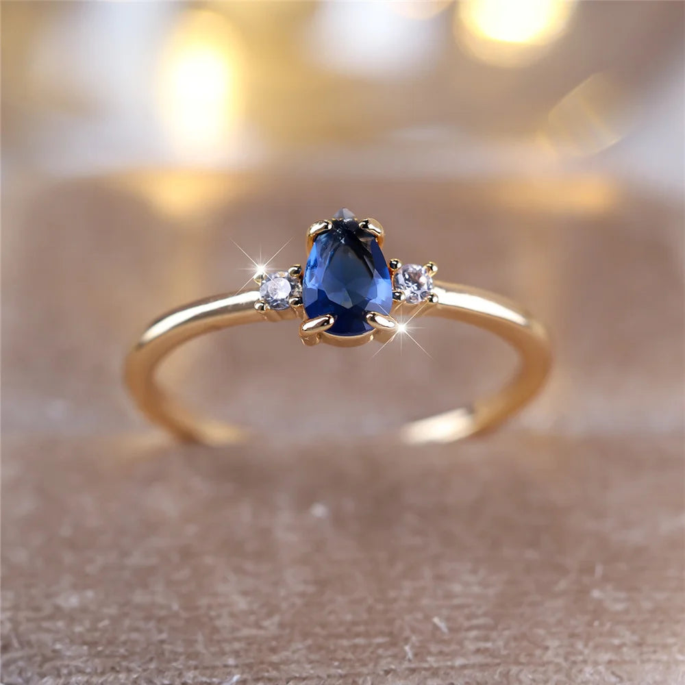 Charm Female Blue Water Drop — Swuffy