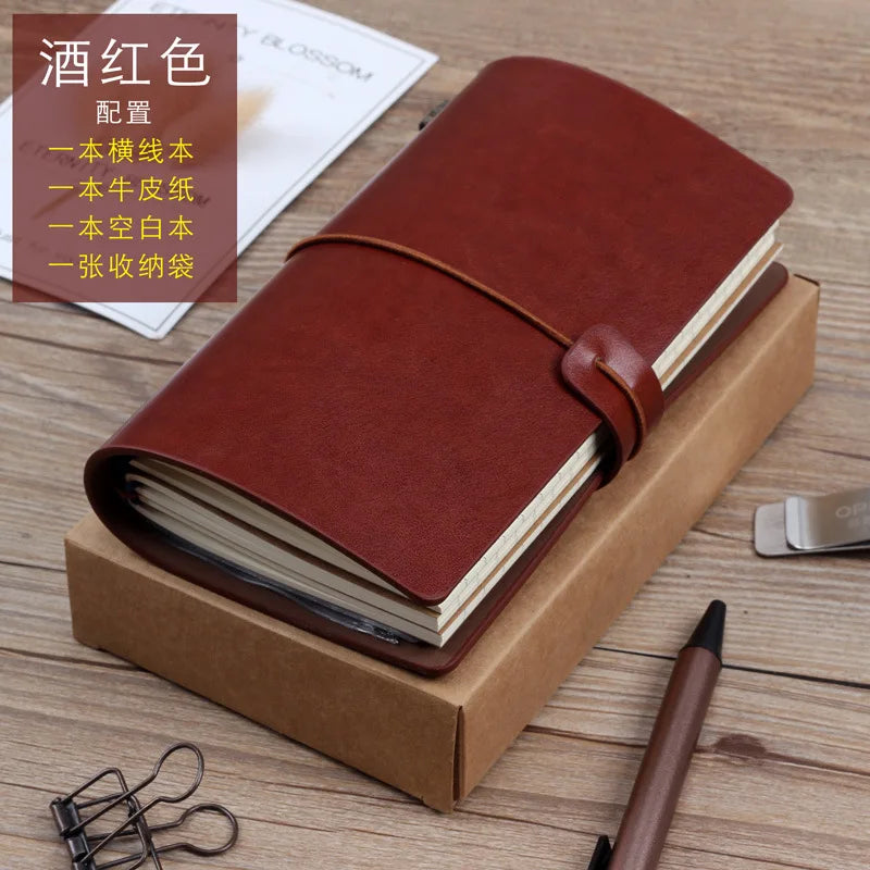 Notebook Travel Ledger Loose Leaf — Swuffy