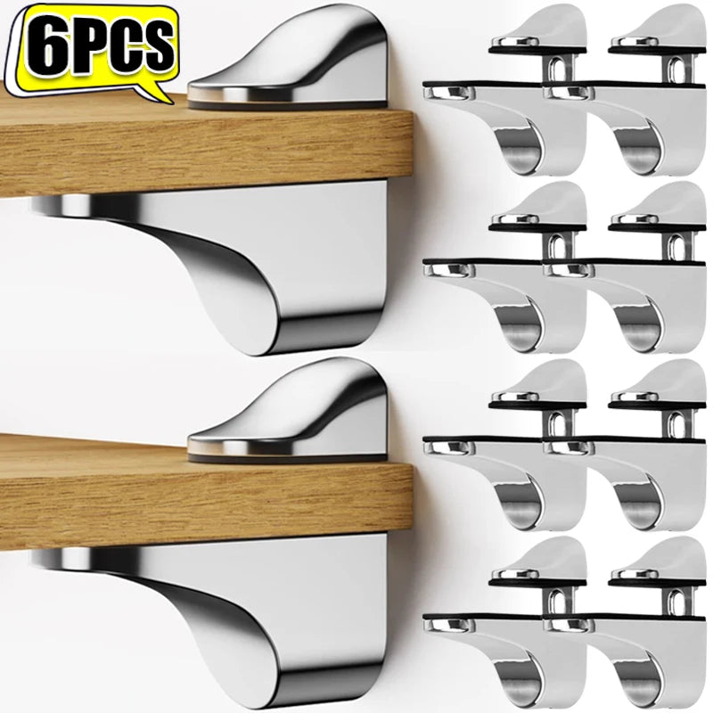 Zinc Alloy Adjustable Glass Shelf — Swuffy