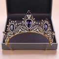 Vintage Wedding Hair Accessories Purple — Swuffy