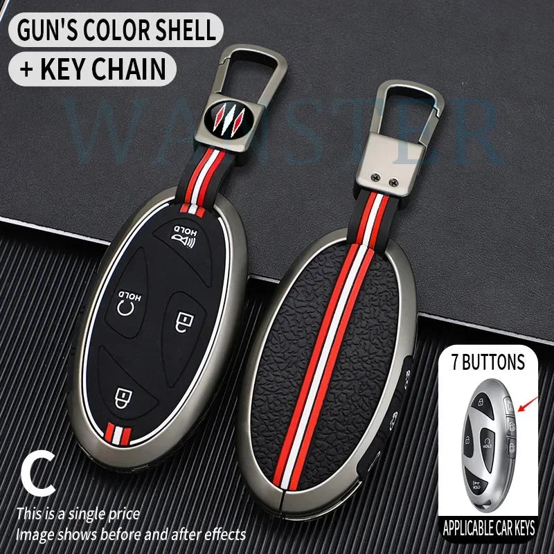 Bottons Metal Car Key Fob — Swuffy