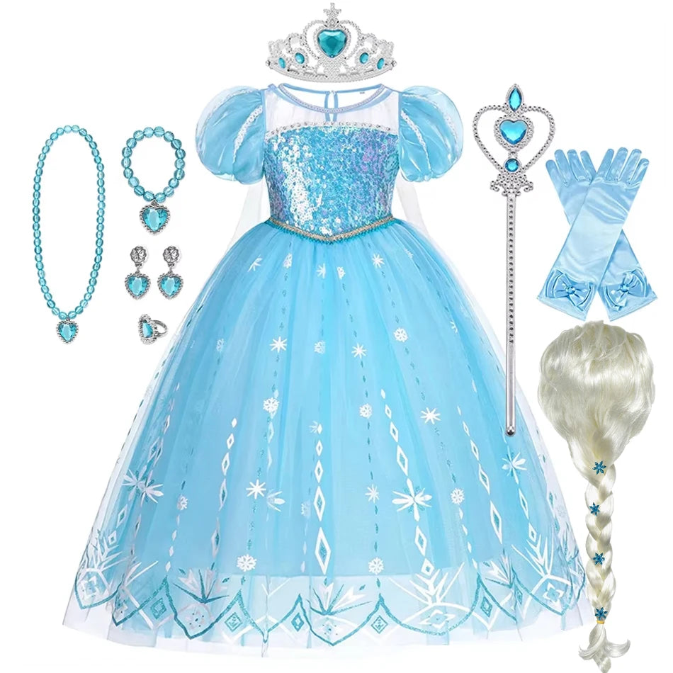 Elsa Kid Princess Halloween Cosplay — Swuffy
